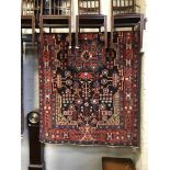 NORTH WEST PERSIAN NAHAWAND CARPET 368CM X 150CM