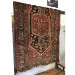 NORTH WEST PERSIAN ZANJARI RUG 233CM X 145CM