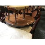 ROUND TABLE & 4 CHAIRS BY SCOTTS & CO