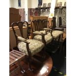 INLAID SIX PIECE SALON SUITE