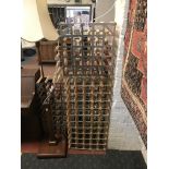 3 VARIOUS SIZE WINE RACKS