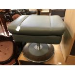 LEATHER FOOTSTOOL