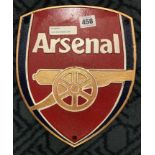 CAST IRON ARSENAL SIGN