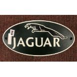 CAST IRON JAGUAR SIGN