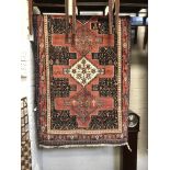 NORTH WEST PERSIAN SENNEH RUG 275CM X 115CM