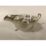 HM SILVER SAUCE BOAT