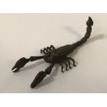 BRONZE ARTICULATED SCORPION