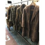 SIX FUR COATS