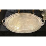 BRASS GALLERY TRAY