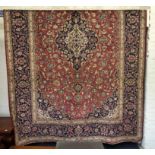 CENTRAL PERSIAN KASHAN CARPET 365CM X 240CM