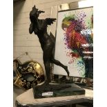 LARGE BRONZE WINGED WOMAN