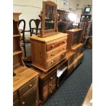 3 ITEMS OF PINE FURNITURE