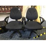 TWO OFFICE CHAIRS