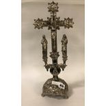 SILVER PLATED ITALIAN CRUCIFIX