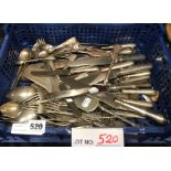 QTY OF SILVER PLATE CUTLERY