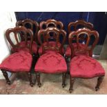 SET OF 6 DINING CHAIRS