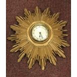 SUNBURST CLOCK