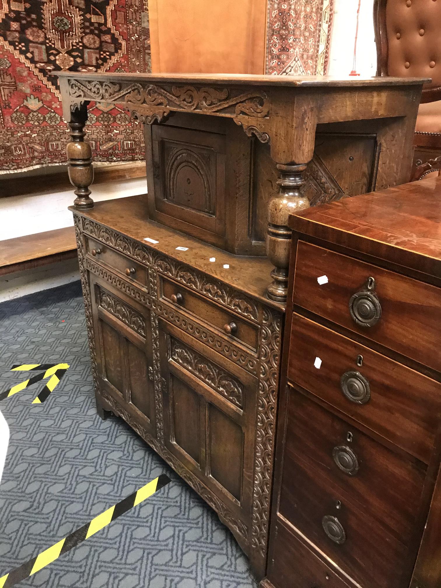 OAK COURT CUPBOARD