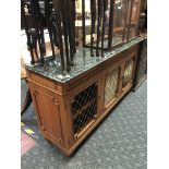 MARBLE TOP SIDEBOARD