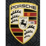 CAST IRON PORSCHE SIGN