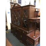 REGENCY STYLE BREAKFRONT DISPLAY CABINET