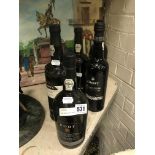 FIVE BOTTLES OF PORT