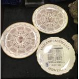 3 COMMEMORATIVE PLATES