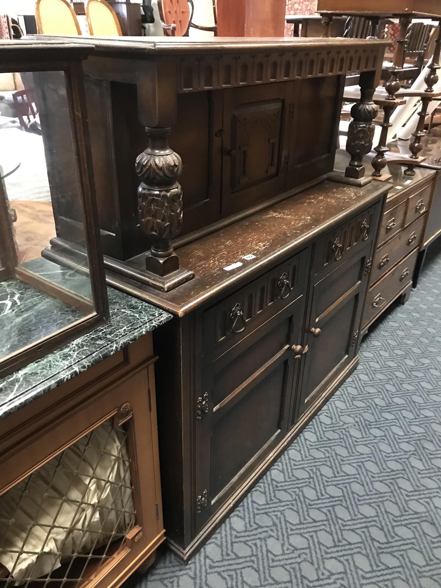 OAK COURT CUPBOARD