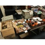 QTY OF SILVER PLATE CHINA & OTHER BOXES OF RETAIL STOCK