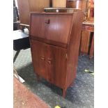 MID CENTURY COCKTAIL CABINET WITH LIGHTS