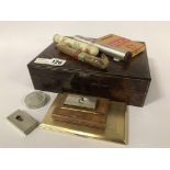 HUMIDOR, CIGARS & CIGAR CUTTERS ETC