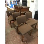 4 DECO CHAIRS