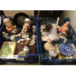 2 TRAYS OF SMALL COLLECTABLES