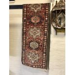 FINE NORTH WEST PERSIAN HERIZ RUNNER 247CM X 72CM