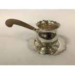 STERLING SILVER CREAM POURER & TRAY