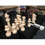 LARGE OUTDOOR CHESS SET