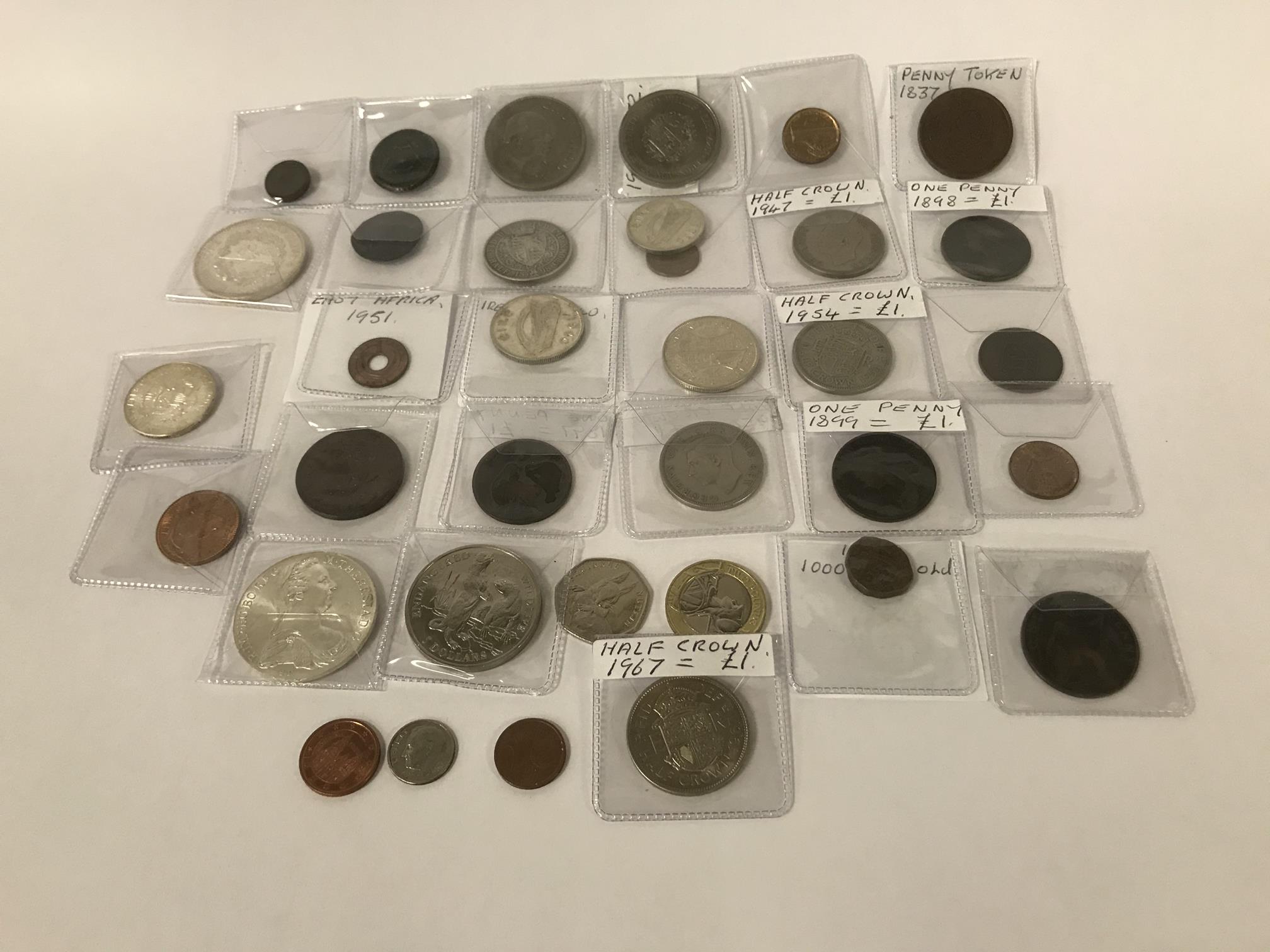 COLLECTION OF VARIOUS COINS