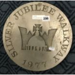 1977 SILVER JUBILEE WALKWAY PLAQUE