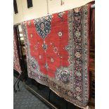 FINE CENTRAL PERSIAN KASHAN RUG 208CM X 130CM