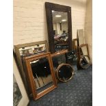 COLLECTION OF MIRRORS