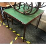 GREEN BASE CARD TABLE