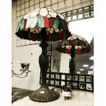 LARGE TIFFANY STYLE TABLE LAMP