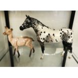 BESWICK APPALOOSA HORSE / BESWICK DEER