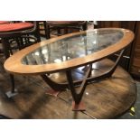 GLASS COFFEE TABLE A/F