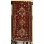 NORTH WEST PERSIAN HERIZ RUNNER 270CM X 68CM