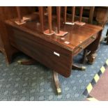 MAHOGANY DROP LEAF TABLE