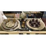 COLLECTION OF ISLAMIC METALWARE & OTHER ITEMS