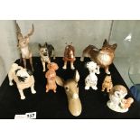 COLLECTION OF BESWICK FIGURES & OTHERS