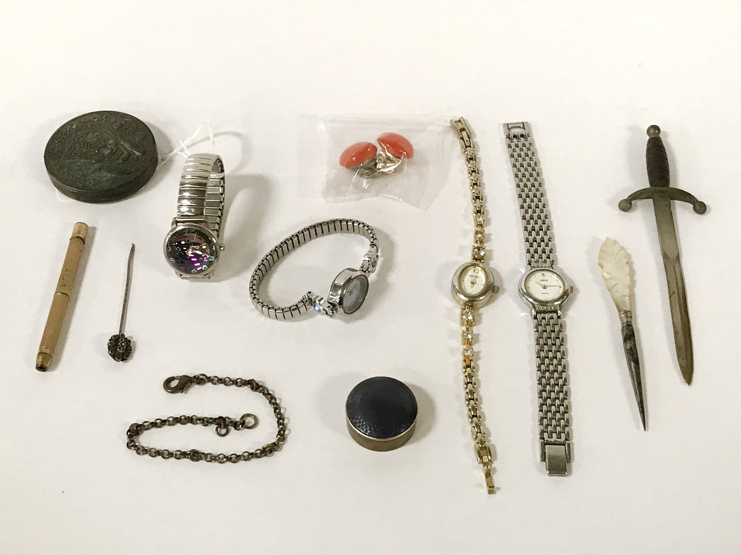 INTERESTING LOT INCL. WRISTWATCHES