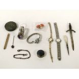 INTERESTING LOT INCL. WRISTWATCHES